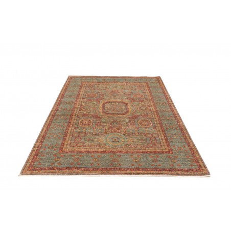 Tappeto Mamlouk Pakistan bianco marrone 153x207