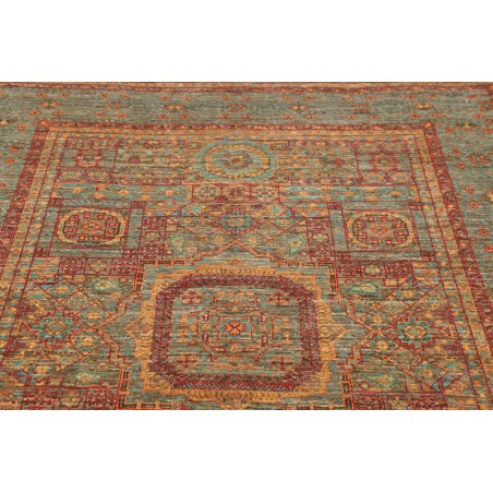 Tappeto Mamlouk Pakistan bianco marrone 153x207