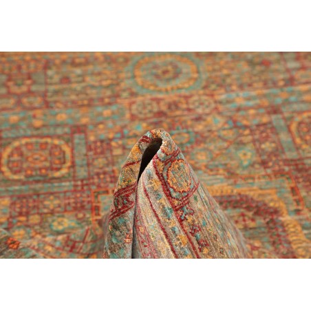 Tappeto Mamlouk Pakistan bianco marrone 153x207