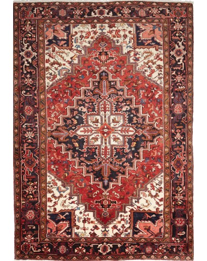 Tappeto Gorawan Persia marrone rosso 212x305