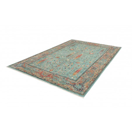 Tappeto Shahi Fine Pakistan verde giallo 203x298