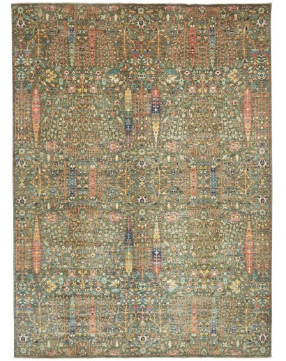 Tappeto Shahi Fine Pakistan bianco marrone 279x381