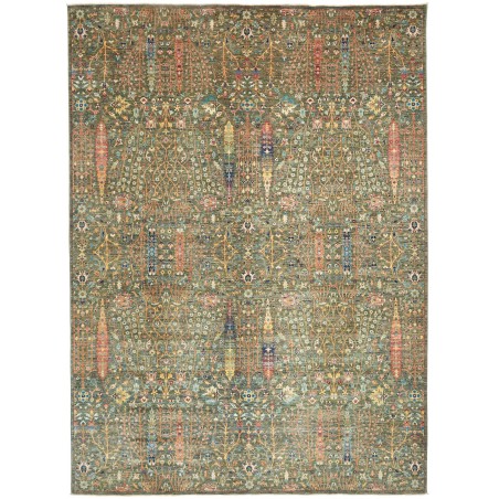 Tappeto Shahi Fine Pakistan bianco marrone 279x381