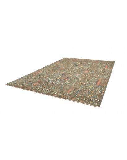 Tappeto Shahi Fine Pakistan bianco marrone 279x381