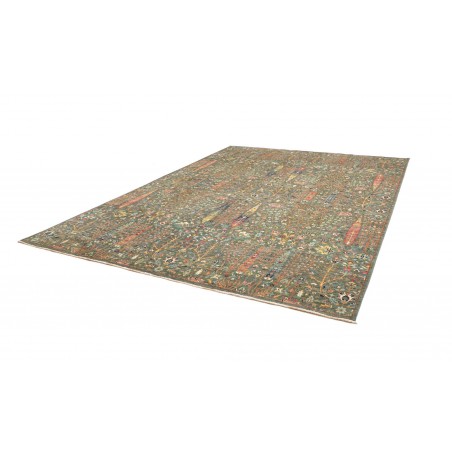 Tappeto Shahi Fine Pakistan bianco marrone 279x381