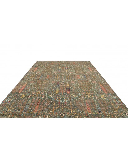 Tappeto Shahi Fine Pakistan bianco marrone 279x381