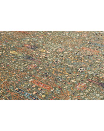Tappeto Shahi Fine Pakistan bianco marrone 279x381