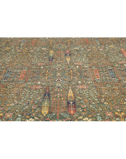 Tappeto Shahi Fine Pakistan bianco marrone 279x381