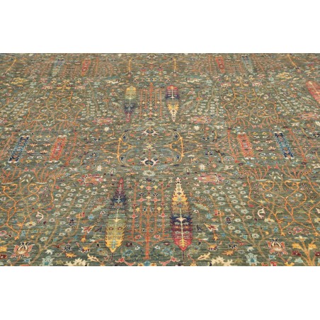 Tappeto Shahi Fine Pakistan bianco marrone 279x381