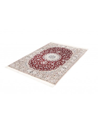 Tappeto Nain 6La Persia bianco marrone 118x168