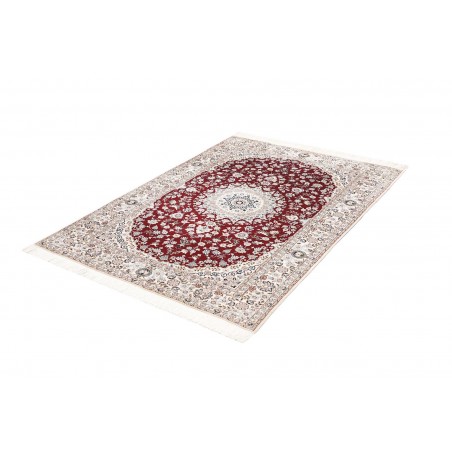 Tappeto Nain 6La Persia bianco marrone 118x168