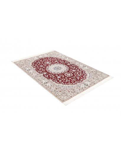 Tappeto Nain 6La Persia bianco marrone 118x168