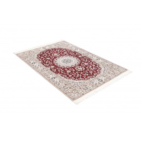 Tappeto Nain 6La Persia bianco marrone 118x168