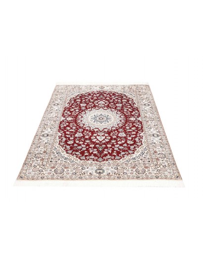 Tappeto Nain 6La Persia bianco marrone 118x168
