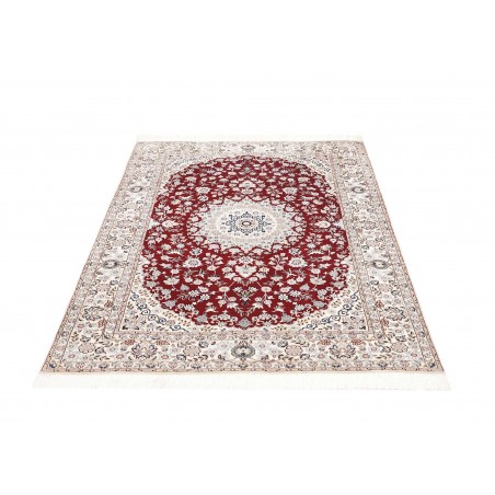 Tappeto Nain 6La Persia bianco marrone 118x168