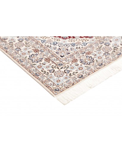 Tappeto Nain 6La Persia bianco marrone 118x168