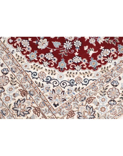 Tappeto Nain 6La Persia bianco marrone 118x168