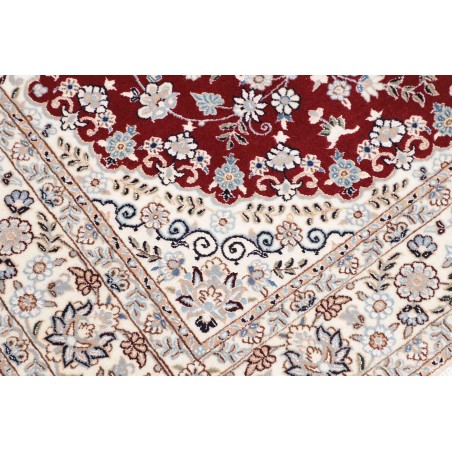 Tappeto Nain 6La Persia bianco marrone 118x168