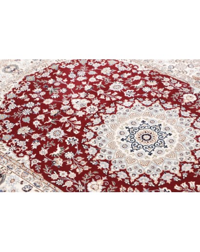 Tappeto Nain 6La Persia bianco marrone 118x168