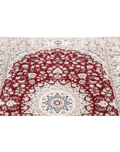 Tappeto Nain 6La Persia bianco marrone 118x168