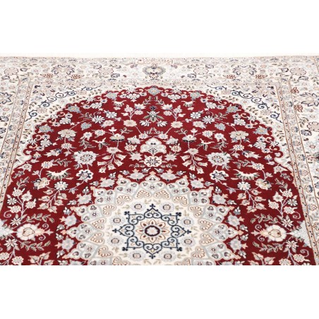 Tappeto Nain 6La Persia bianco marrone 118x168