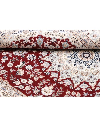 Tappeto Nain 6La Persia bianco marrone 118x168