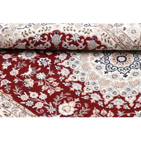Tappeto Nain 6La Persia bianco marrone 118x168