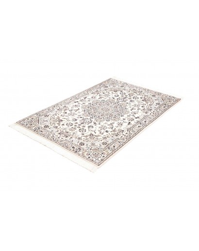 Tappeto Nain 9La Persia bianco grigio 104x153