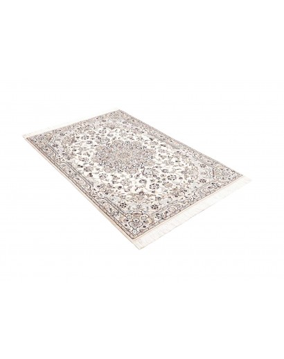 Tappeto Nain 9La Persia bianco grigio 104x153
