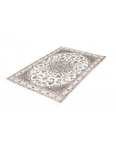 Tappeto Nain 9La Persia bianco grigio 102x146
