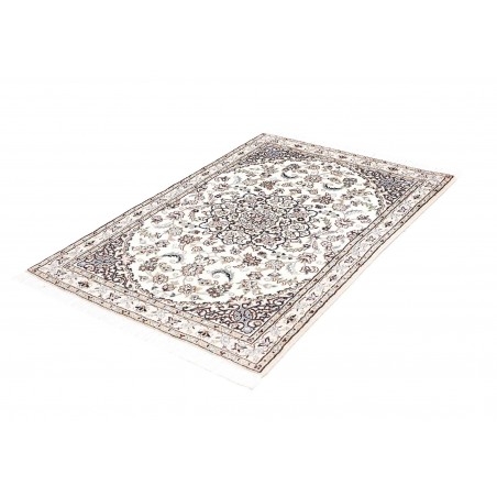 Tappeto Nain 9La Persia bianco grigio 102x146