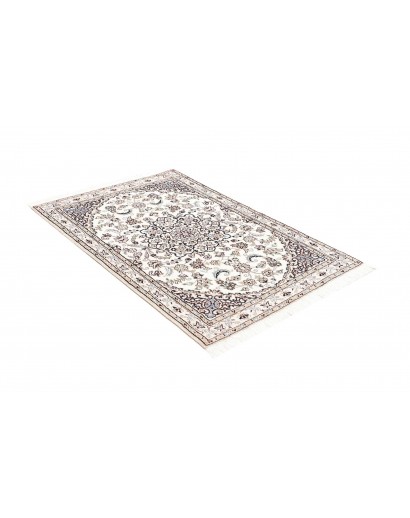 Tappeto Nain 9La Persia bianco grigio 102x146