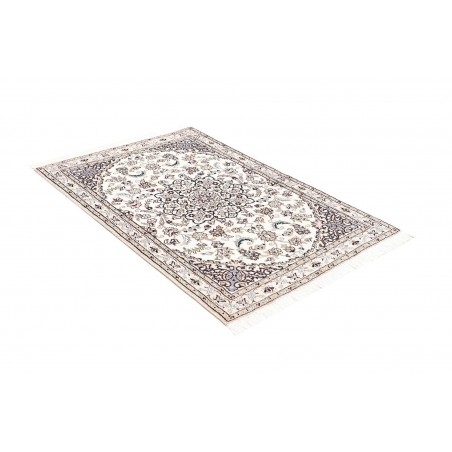 Tappeto Nain 9La Persia bianco grigio 102x146