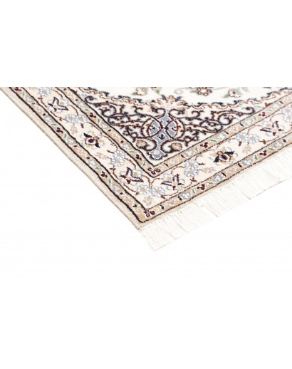 Tappeto Nain 9La Persia bianco grigio 102x146
