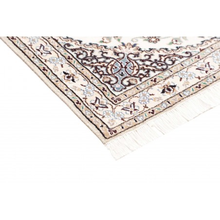 Tappeto Nain 9La Persia bianco grigio 102x146