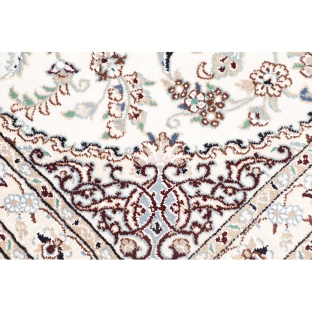 Tappeto Nain 9La Persia bianco grigio 102x146