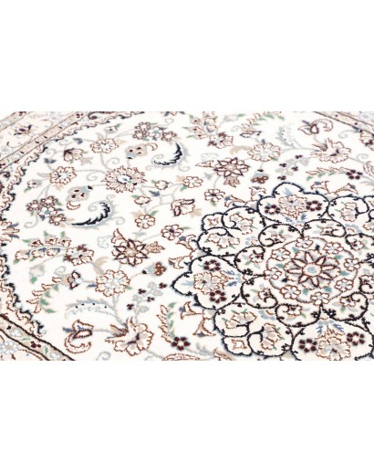 Tappeto Nain 9La Persia bianco grigio 102x146