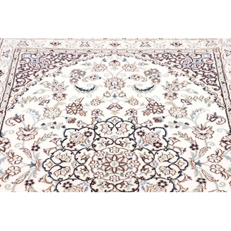 Tappeto Nain 9La Persia bianco grigio 102x146