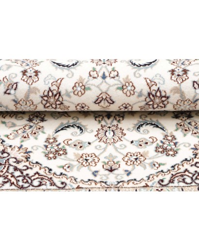 Tappeto Nain 9La Persia bianco grigio 102x146