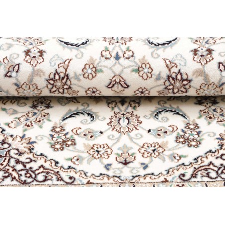 Tappeto Nain 9La Persia bianco grigio 102x146