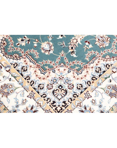 Tappeto Nain 6La Persia azzurro grigio 127x181