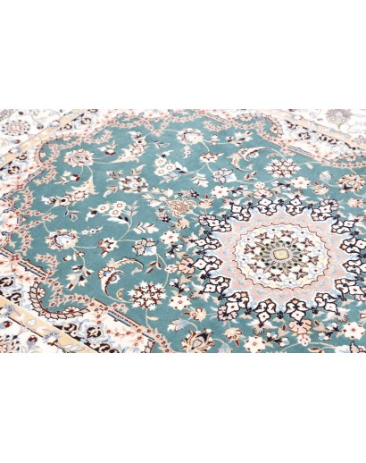 Tappeto Nain 6La Persia azzurro grigio 127x181