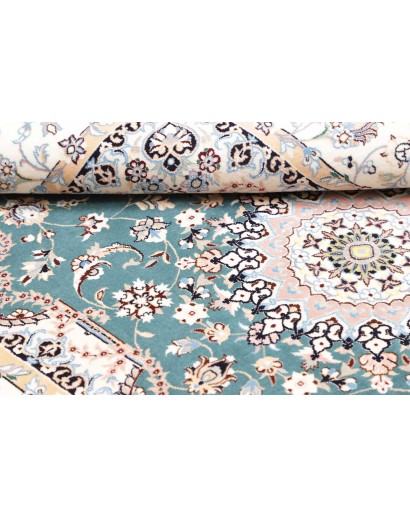 Tappeto Nain 6La Persia azzurro grigio 127x181