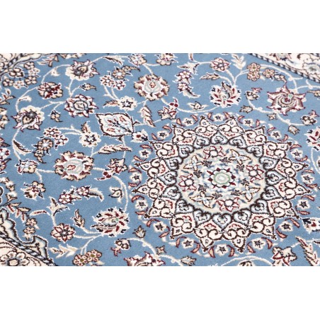 Tappeto Nain 9La Persia bianco azzurro 79x118