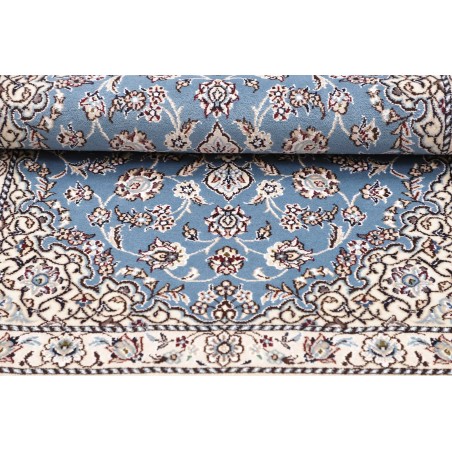 Tappeto Nain 9La Persia bianco azzurro 79x118
