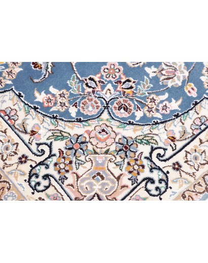 Tappeto Nain 9La Persia bianco grigio 104x156