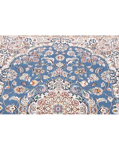 Tappeto Nain 9La Persia bianco grigio 104x156