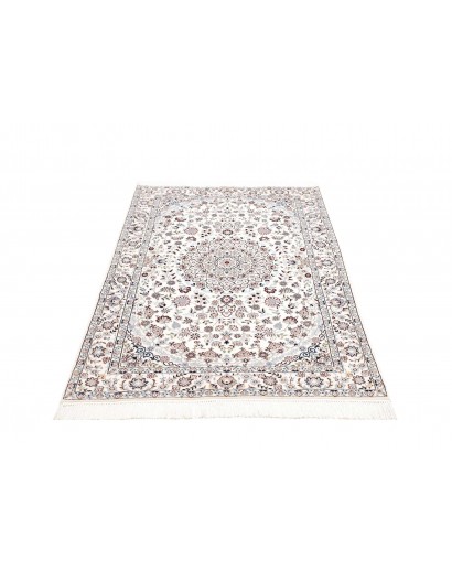 Tappeto Nain 6La Persia beige azzurro 109x165
