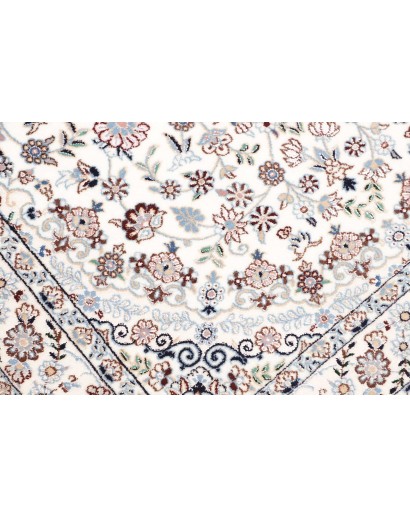 Tappeto Nain 6La Persia beige azzurro 109x165