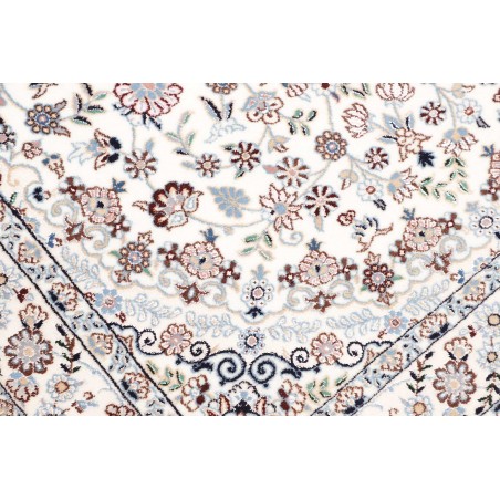 Tappeto Nain 6La Persia beige azzurro 109x165